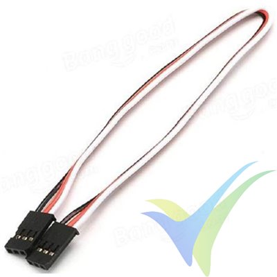 JR/Hitec 10cm patch cable, 0.13mm2 (26AWG)