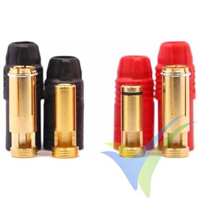 AS150 anti-spark connector, 7mm, 2 pairs male and female, 27g
