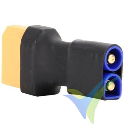 Connector adapter EC3 male to XT90 female