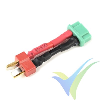 G-Force RC - Power Adapter Lead - Deans male <=> MPX female - 14AWG Silicone Wire - 1 pc