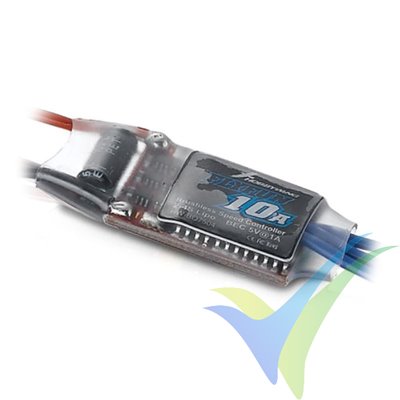 Variador brushless HobbyWing FlyFun, 10A, 2S-4S, BEC 1A, 10g