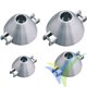Cono aluminio 45/4mm ventilado Planet-hobby para bipala plegable