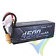 Gens ace 4500mAh 6S1P 22.2V 60C HardCase RC car Lipo battery 14# 