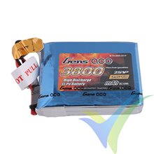 Batería LiPo Gens ace 3800mAh (28.12Wh) TX 2S1P 1C 140g JST-SYP