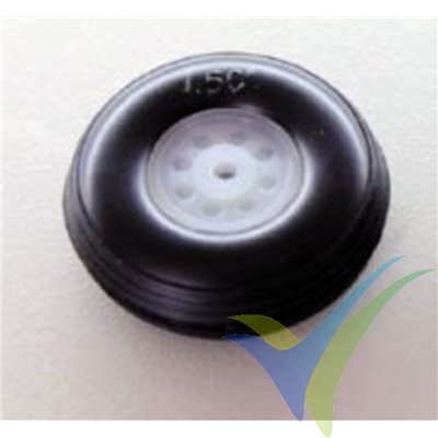 Polyurethane wheel 38x14x3mm Robbe 52000009, 1 pc