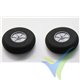 Robbe foam wheel 75x20x3mm 52000030, 2 pcs