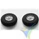 Robbe foam wheel 80x24x4mm 52000031, 2 pcs