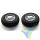 Robbe foam wheel 90x30x4mm 52000032, 2 pcs