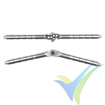 Bisagra espárrago aluminio 4.5x70mm G-Force, desmontable, 2 uds