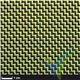 Tela fibra carbono/kevlar 205g/m2, tejido twill, rollo 100cm x 10m