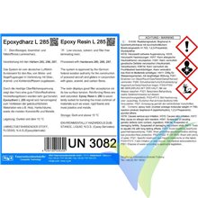 Epoxy Resin L 285 + Hardener 285 (Aero), kit 1Kg