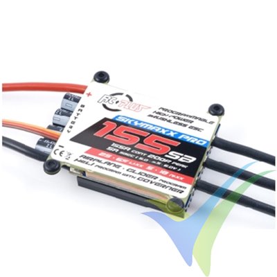 Variador brushless RC Plus Skymaxx Pro 155, 155A, 2-6S, SBEC 5A, 150g