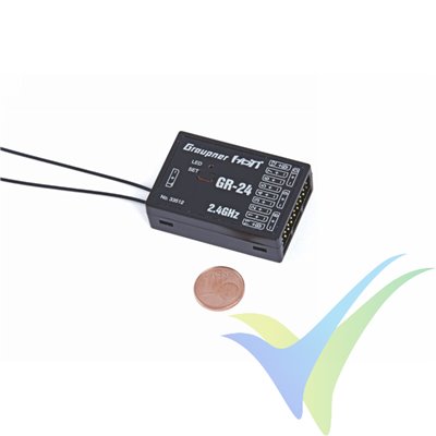 Recptor Graupner GR-24 HoTT, 12 canales
