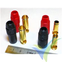 AS150 anti-spark connector, 7mm, 2 pairs male and female, 27g