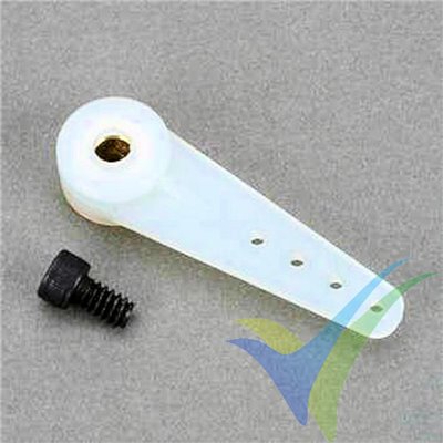 Nylon 32mm Dubro 166 control arm for 4mm rod, 4g