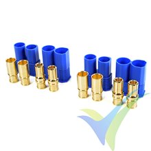G-Force RC - Connector - EC-8 - Gold Plated - Male + Female - 2 pairs