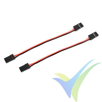 G-Force RC - Servo Patch Lead - Universal Plug - 10 cm - 2 pcs