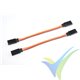 G-Force RC - Servo Patch Lead - Universal Socket - 10 cm - 2 pcs