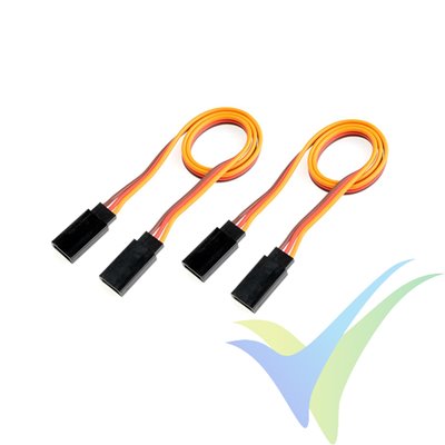 G-Force RC - Servo Patch Lead - Universal Socket - 30 cm - 2 pcs