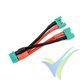 G-Force RC - Power Y-Lead - Parallel - MPX - 14AWG Silicone Wire - 12cm - 1 pc