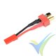 G-Force RC - Power Adapter Lead - Deans Male <=> JST Female - 20AWG Silicone Wire - 1 pc