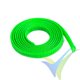 Manguito de malla verde neón para protección de cables, 6mm, 1m