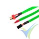 G-Force RC - Wire Protection Sleeve - Braided - 6mm - Neon Green - 1m