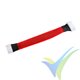 G-Force RC - Wire Protection Sleeve - Braided - 8mm - Red - 1m