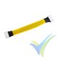 G-Force RC - Wire Protection Sleeve - Braided - 8mm - Yellow - 1m