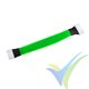 Manguito de malla verde neón para protección de cables, 8mm, 1m