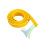Manguito de malla amarillo para protección de cables, 10mm, 1m