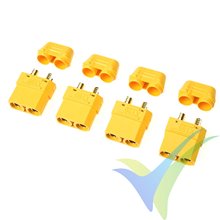 G-Force RC - Connector - XT-90H - w/ Cap - Gold Plated - Female - 4 pcs