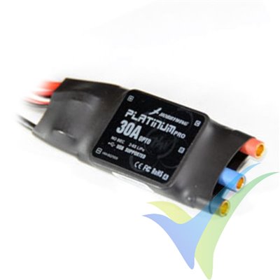 Variador brushless HobbyWing Platinum Pro, 30A, 2S-6S, OPTO, 31g