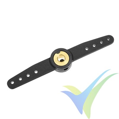 G-Force RC - Nylon Steering Arm - Double - 66mm - Shaft Dia. 4mm - 1 pc