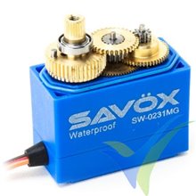 Servo digital Savox SW-0231MG, 66g, 15Kg.cm, 0.17s/60º, 4.8V-6V