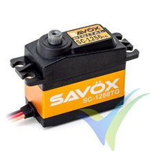 Servo digital Savox SC-1256TG, 52.4g, 20Kg.cm, 0.15s/60º, 4.8V-6V