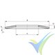 Arandela belleville pesada 4.2x8mm, DIN-2093 A, 1 unidad