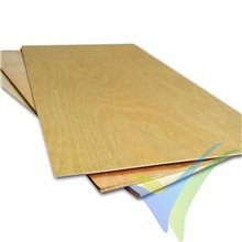 Finnish birch plywood 5x498x247mm, 10 capas