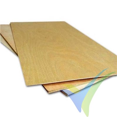 Finnish birch plywood 5x498x247mm, 10 capas