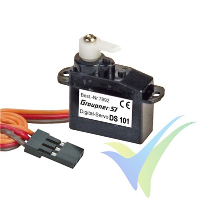 Graupner digital servo DS 101, 2.25g, 0.26Kg.cm, 0.13s/60º, 3.7V-5V