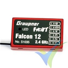Receptor Graupner Falcon 12 HoTT, 6 canales, 7g