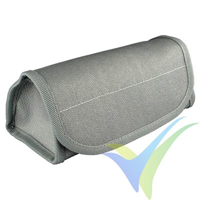 Bolsa ignífuga de seguridad 190x85x75mm para batería LiPo
