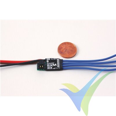 Módulo interruptor electrónico Graupner SXM, 4A / 4 salidas, 9g