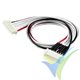 Balancer extension cable, YUKI MODEL, compatible with JST XH, 6S, 30cm
