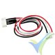 Balancer extension cable, YUKI MODEL, compatible with JST XH, 3S, 30cm