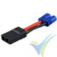 Adaptador de conector Traxxas hembra a EC3 macho