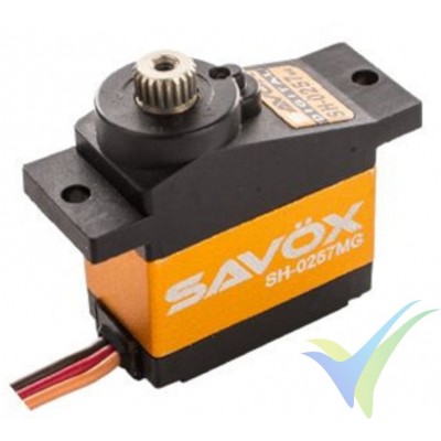Savox SH-0257MG digital servo, 14g, 2.2Kg.cm, 0.09s/60º, 4.8V-6V