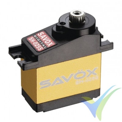 Servo digital Savox SH-0255MG, 15.8g, 3.9Kg.cm, 0.13s/60º, 4.8V-6V