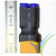 Connector adapter EC5 male to XT90 female