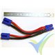 G-Force RC - Power Y-Lead - Parallel - EC-5 - 10AWG Silicone Wire - 12cm - 1 pc